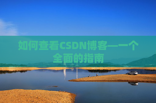 如何查看CSDN博客—一个全面的指南